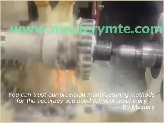 Spline Shaft for Tools Motor Customized Lathing Milling Knurling High Precision in Steel with Black Treatment Factory Price